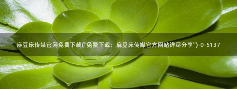 麻豆视频下载高清：麻豆床传媒官网免费下载(\